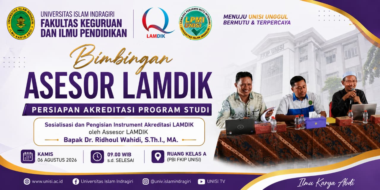 LPMI UNISI Mengawal Akselerasi Persiapan Akreditasi Program Studi melalui Pendampingan Asesor LAMDIK