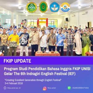 Gelar The 6th Indragiri English Festival, Prodi PBI UNISI Kobarkan Semangat Literasi Bahasa di Inhil