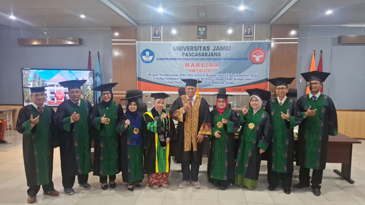 Gelar Doktor dengan Prediksi A, Wakil Rektor II UNISI Hadirkan Inovasi Pupuk Organik Limbah Sawit untuk Lahan Gambut