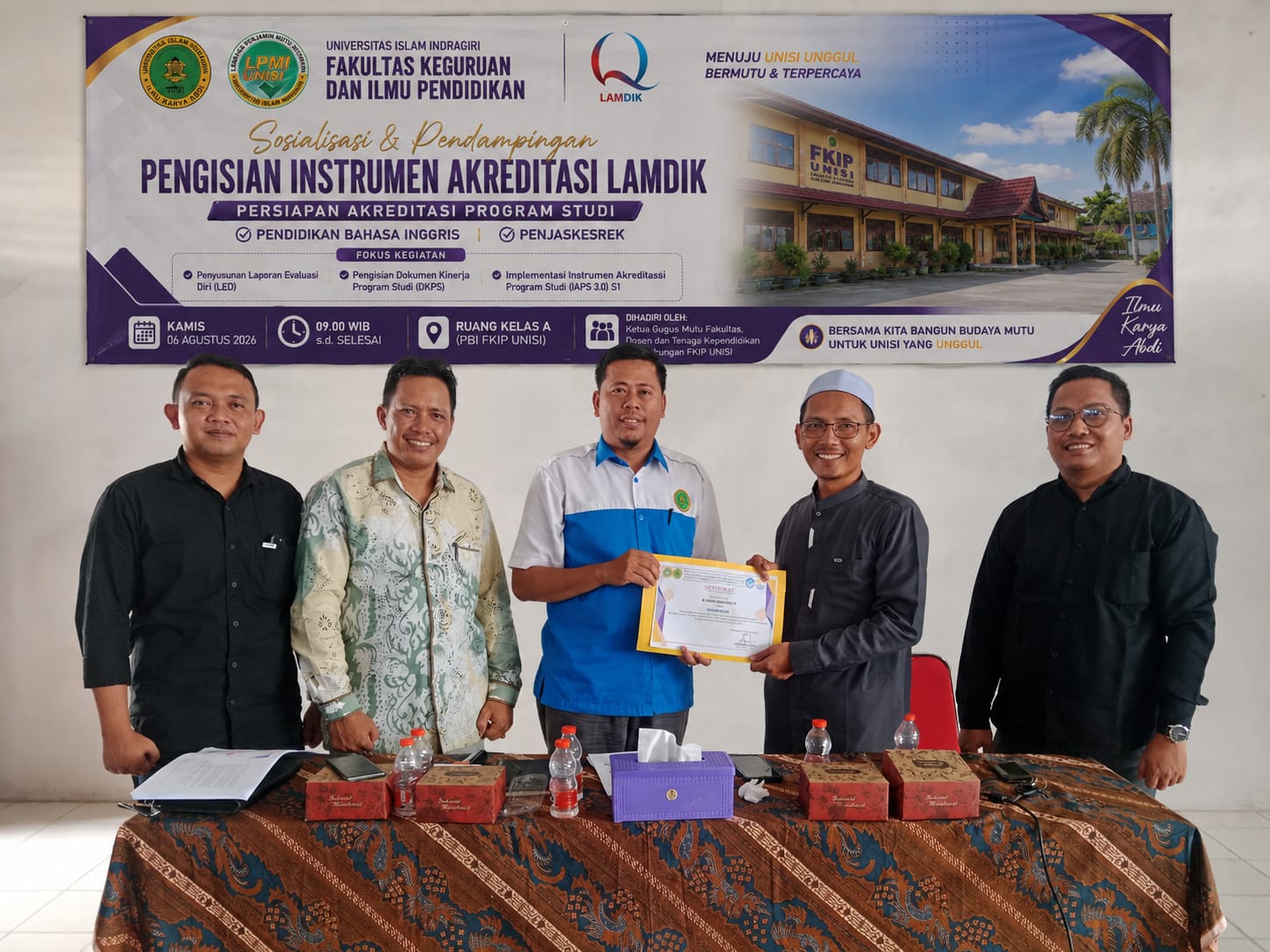 Hadirkan Assesor LAMDIK, FKIP-UNISI Matangkan Pengisian Instrument Akreditasi!