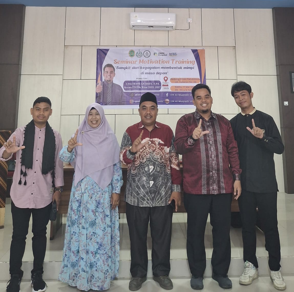 Seminar Training Motivation LDK Al-Muktadir Sukses Digelar