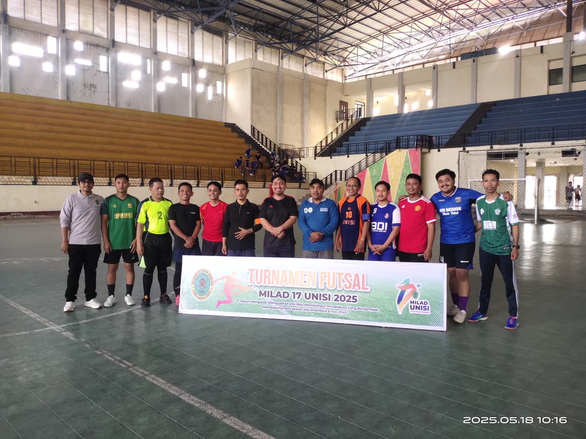 Turnamen Futsal Tingkat SMA/Sederajat Resmi Dibuka, Semarak Milad ke-17 UNISI di Tembilahan