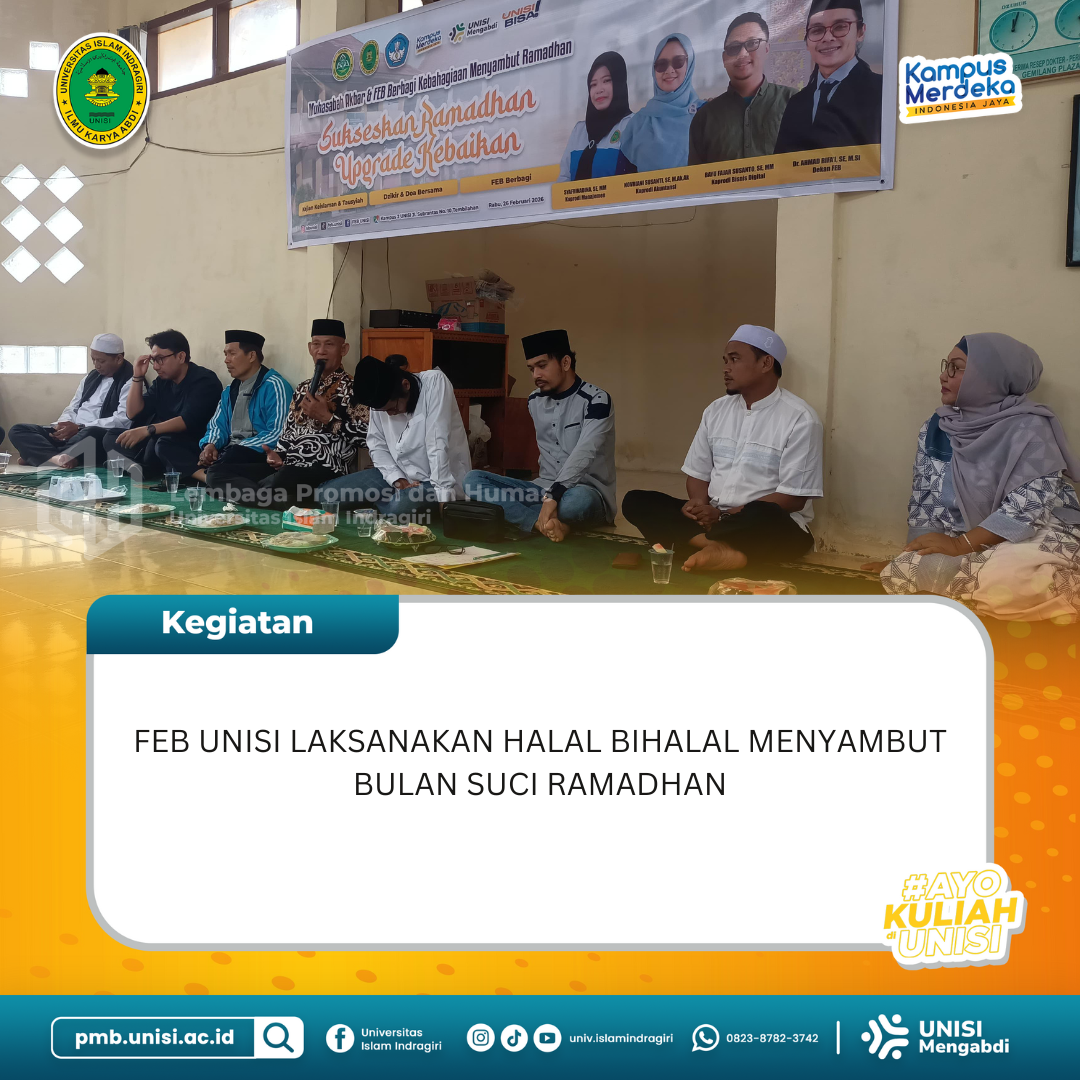 FEB Unisi Laksanakan Halal Bihalal Menyambut Bulan Suci Ramadhan