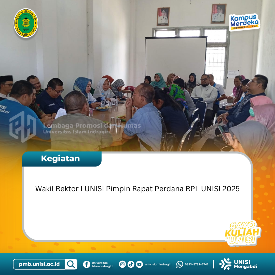 Wakil Rektor I Unisi Pimpin Rapat Perdana RPL 2025