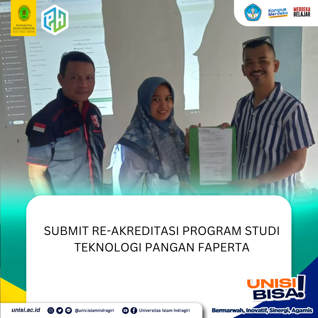 Submit Re-akreditasi Program Studi Teknologi Pangan Faperta