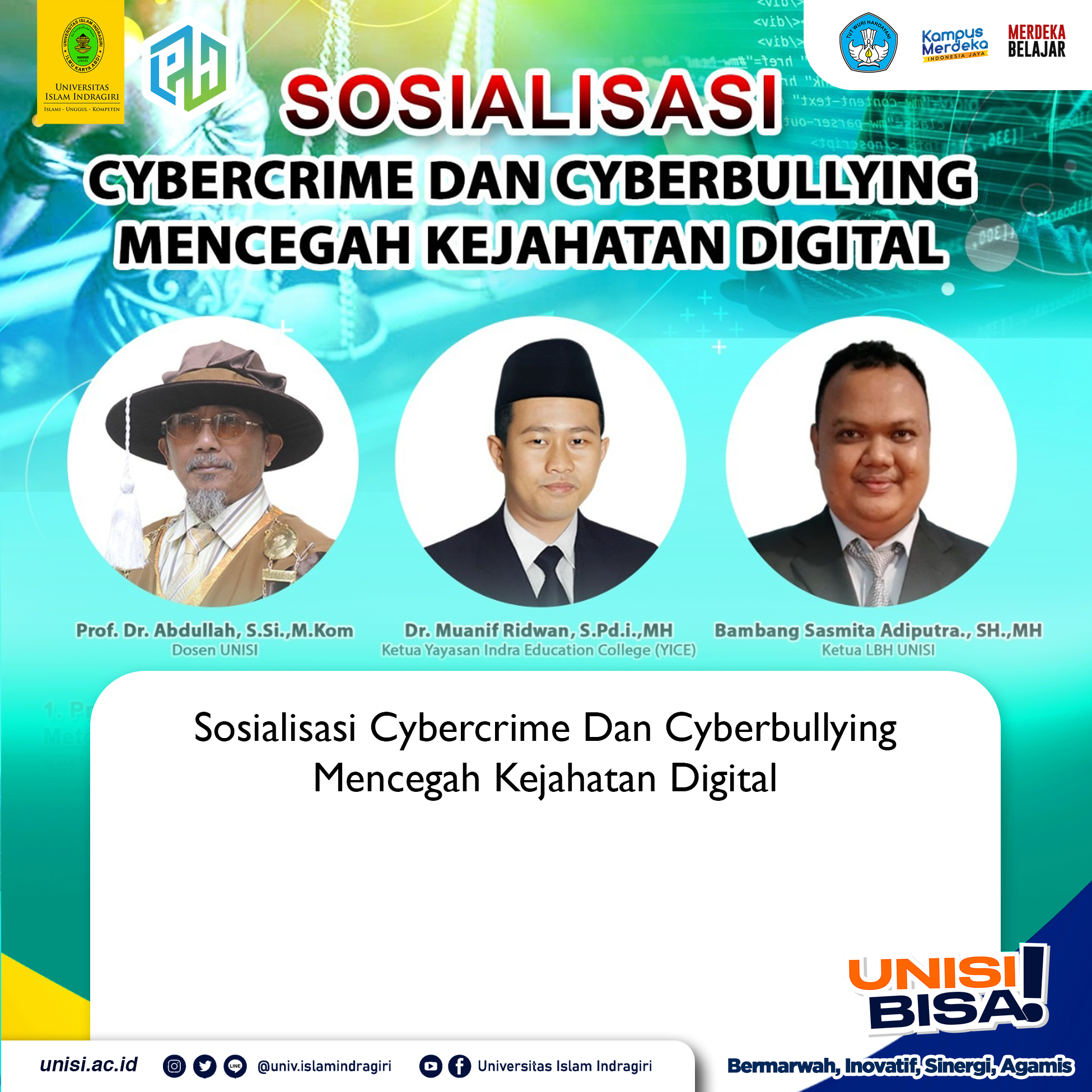 Sosialisasi Cybercrime dan Cyberbullying Mencegah Kejahatan Digital