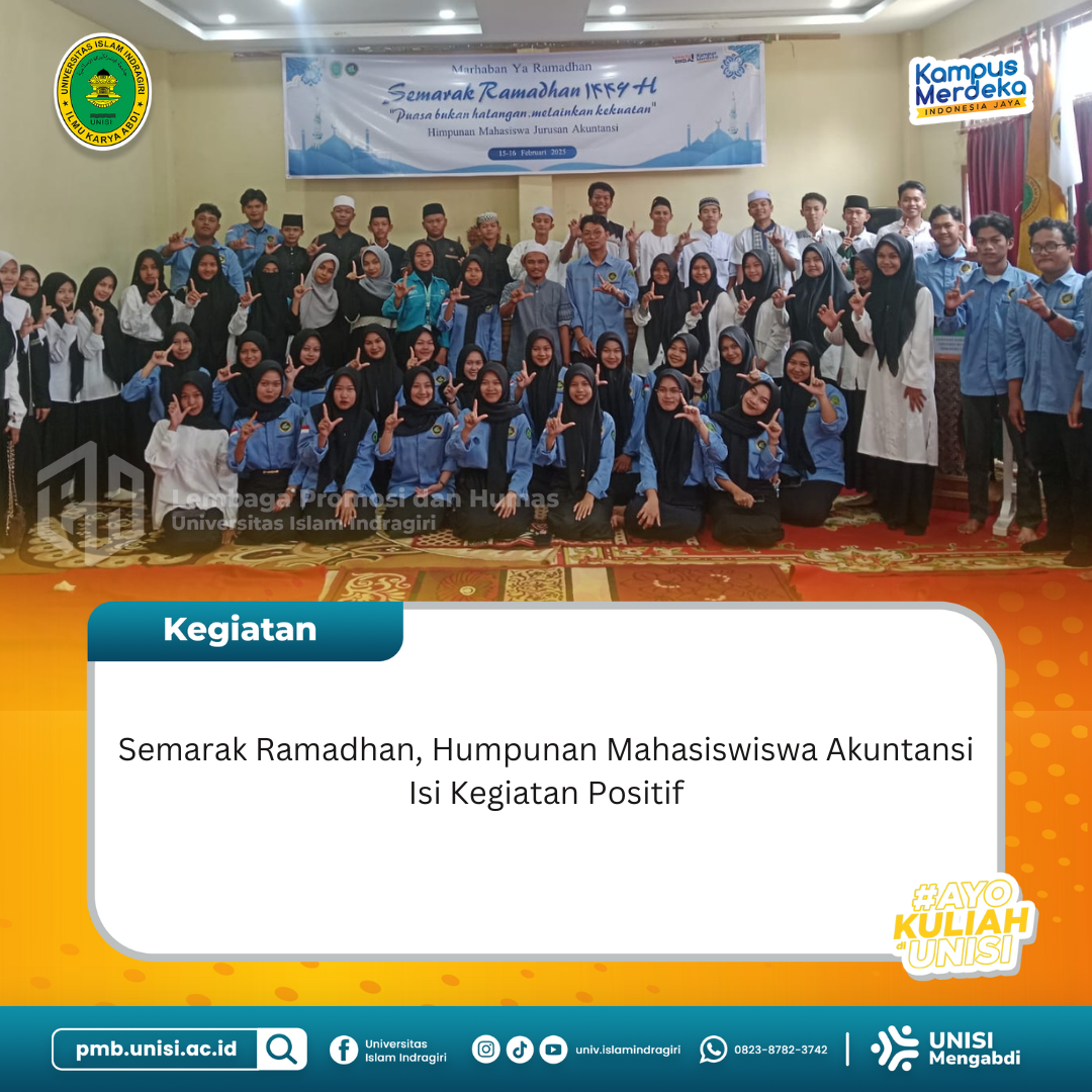 Semarak Ramadhan, Himpunan Mahasiswa Akuntansi Isi Kegiatan Positif