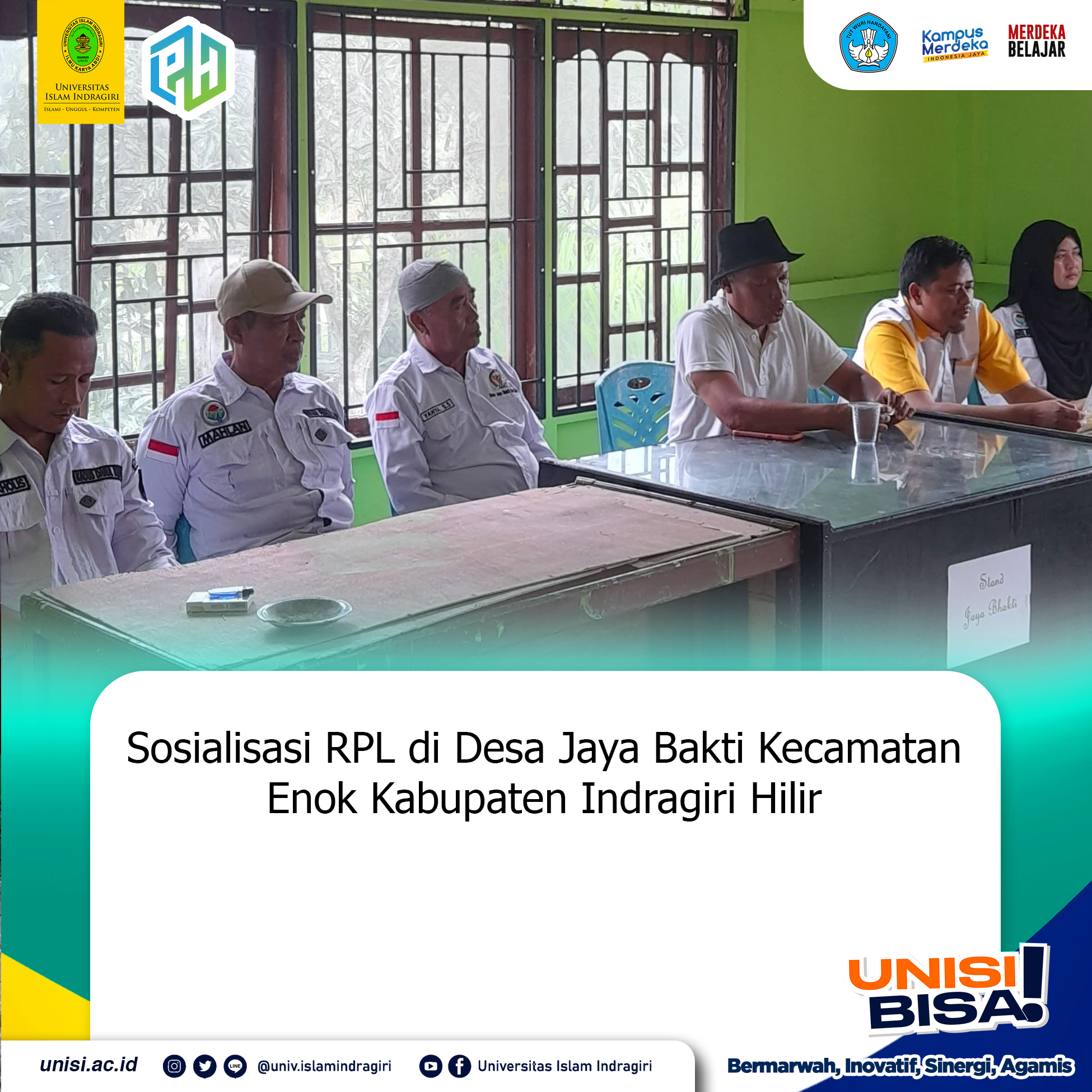 Sosialisasi RPL di Desa Jaya Bakti Kecamatan Enok Kabupaten Indragiri Hilir