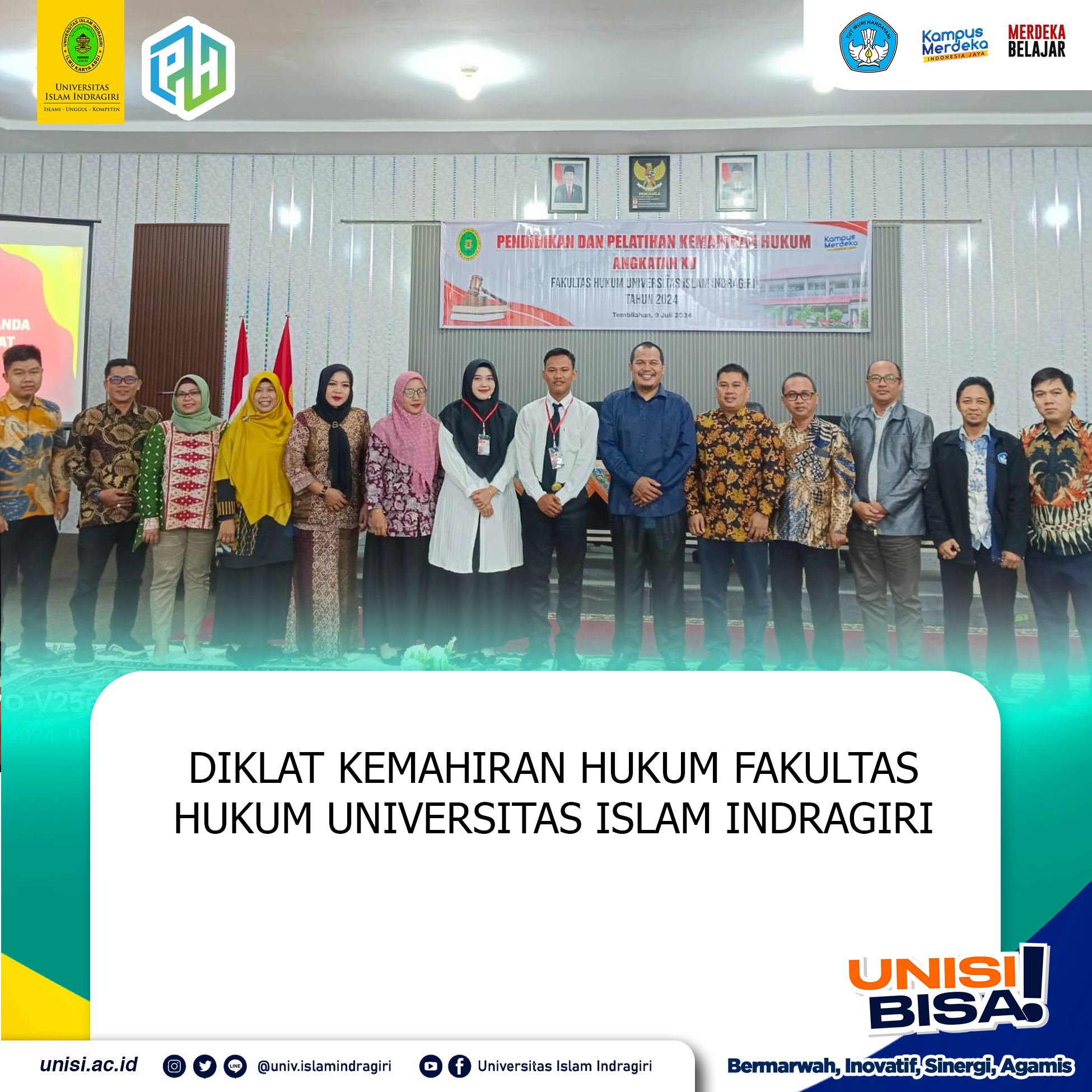 Diklat Kemahiran Hukum Fakultas Hukum Universitas Islam Indragiri