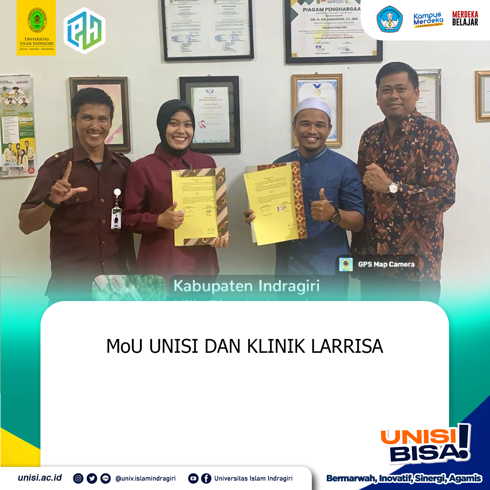 MoU Unisi dan Klinik Larissa