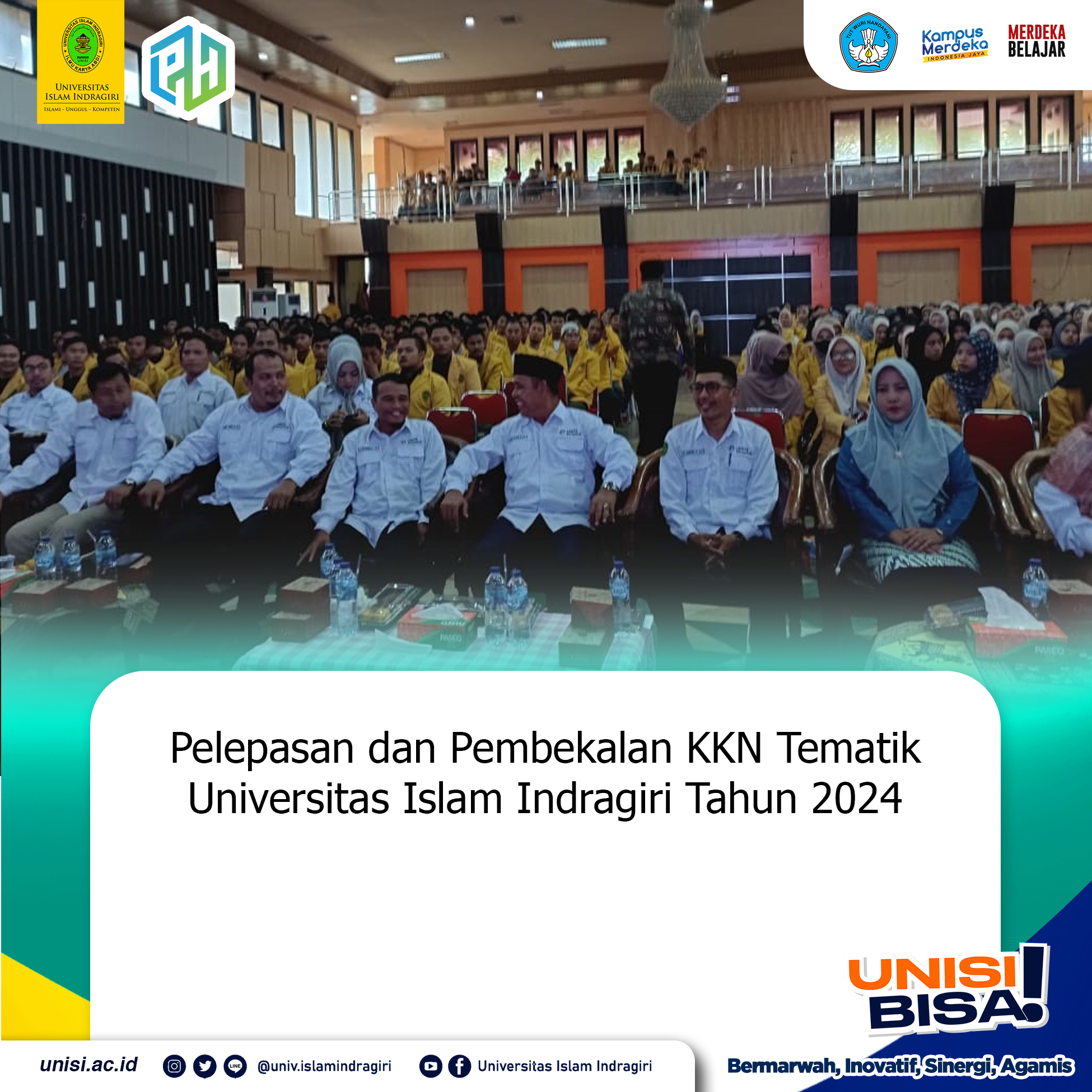 Pelepasan dan Pembekalan KKN Tematik Universitas Islam Indragiri Tahun 2024