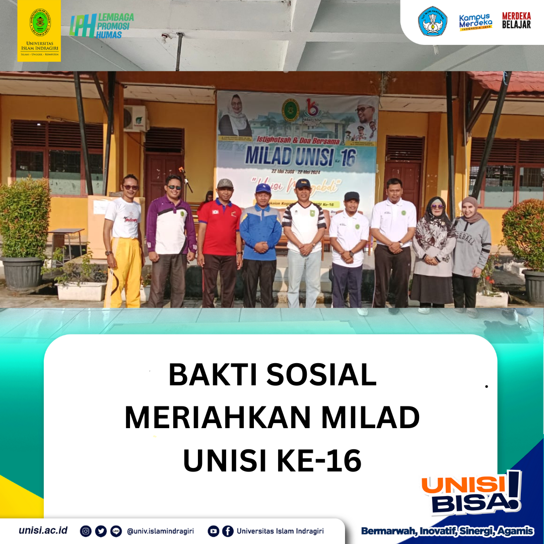 Bakti Sosial Meriahkan Milad Unisi ke-16