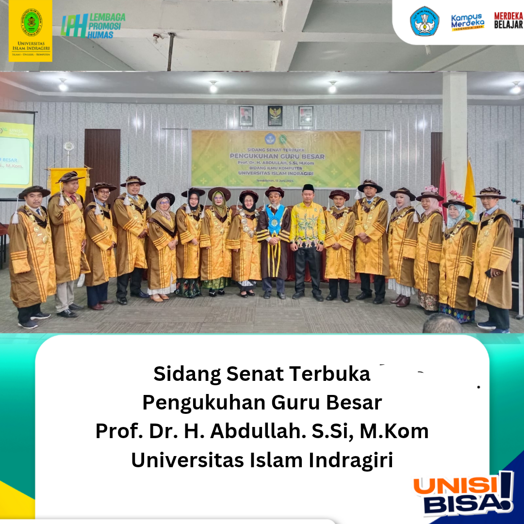 Sidang Senat Terbuka Pengukuhan Guru Besar UNISI