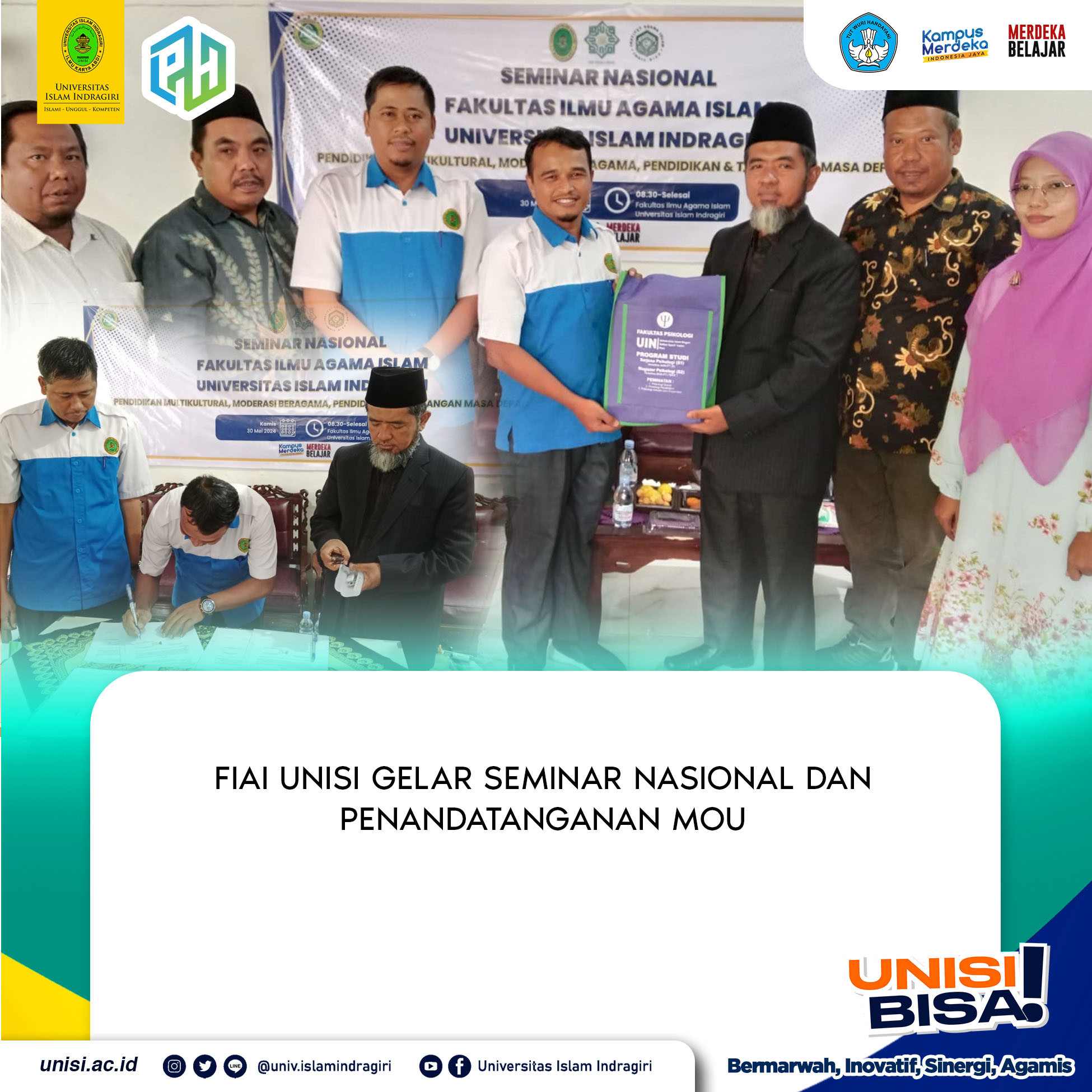FIAI Unisi Gelar Seminar Nasional dan Penandatanganan MoU
