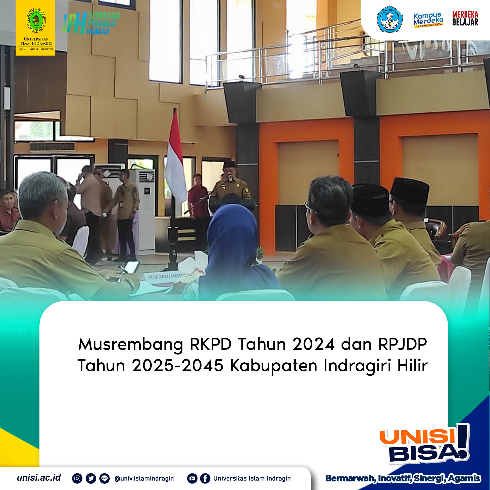 Musrembang RKPD Tahun 2024 dan RPJDP Tahun 2025-2045 Kabupaten Indragiri Hilir.