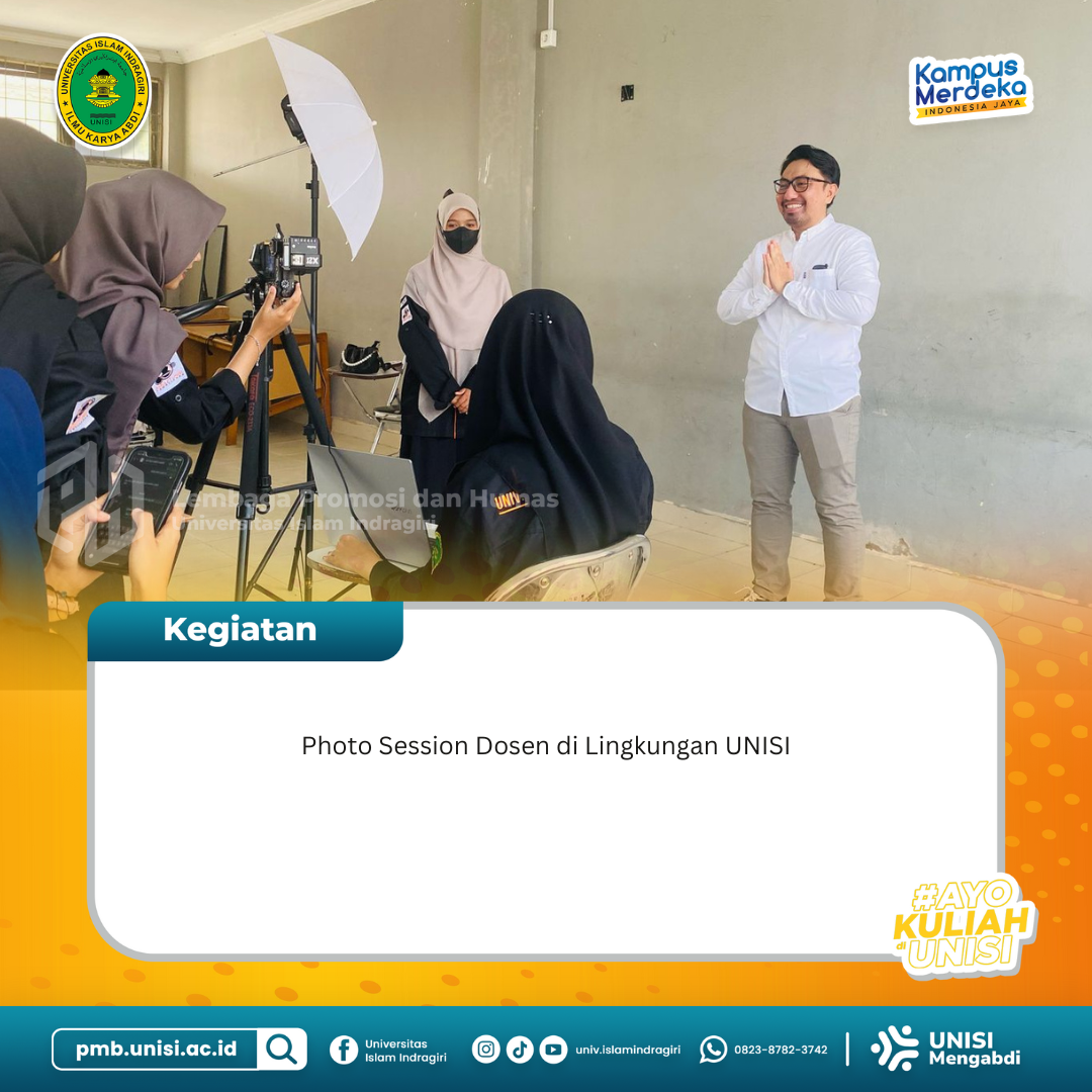 Photo Session Dosen di Lingkungan Unisi.