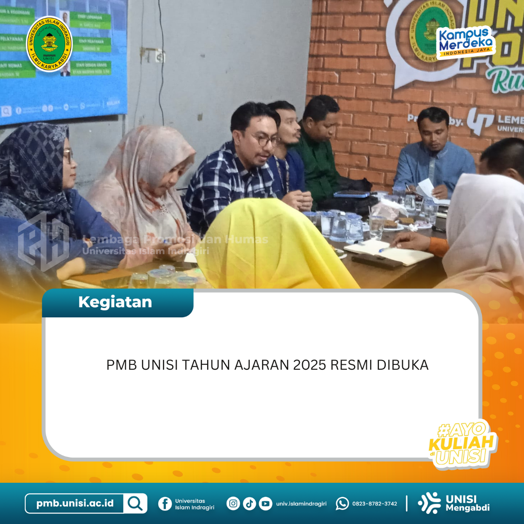 PMB Unisi Tahun Ajaran 2025 Resmi Dibuka