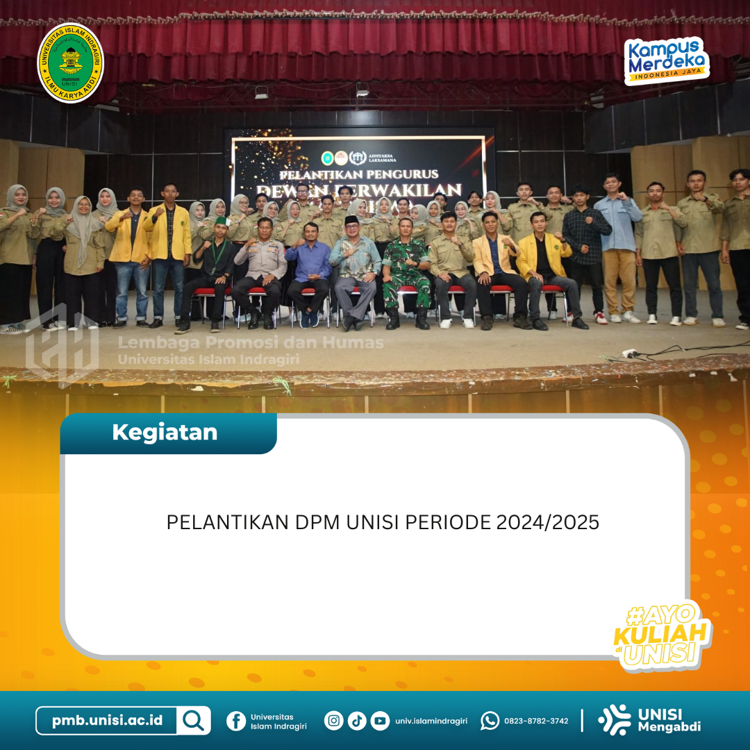 Pelantikan DPM Unisi Periode 2024/2025