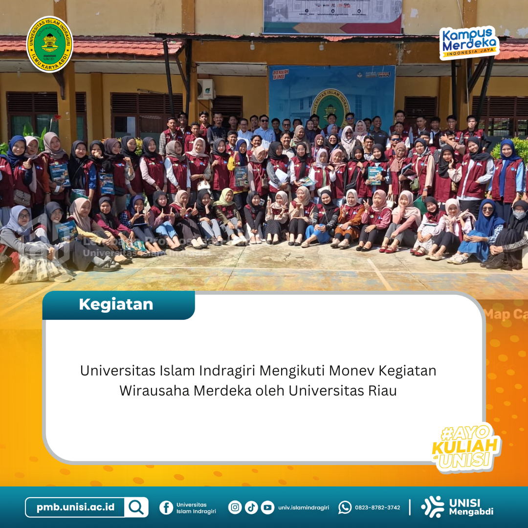 Universitas Islam Indragiri Mengikuti Monev Kegiatan Wirausaha Merdeka oleh Universitas Riau