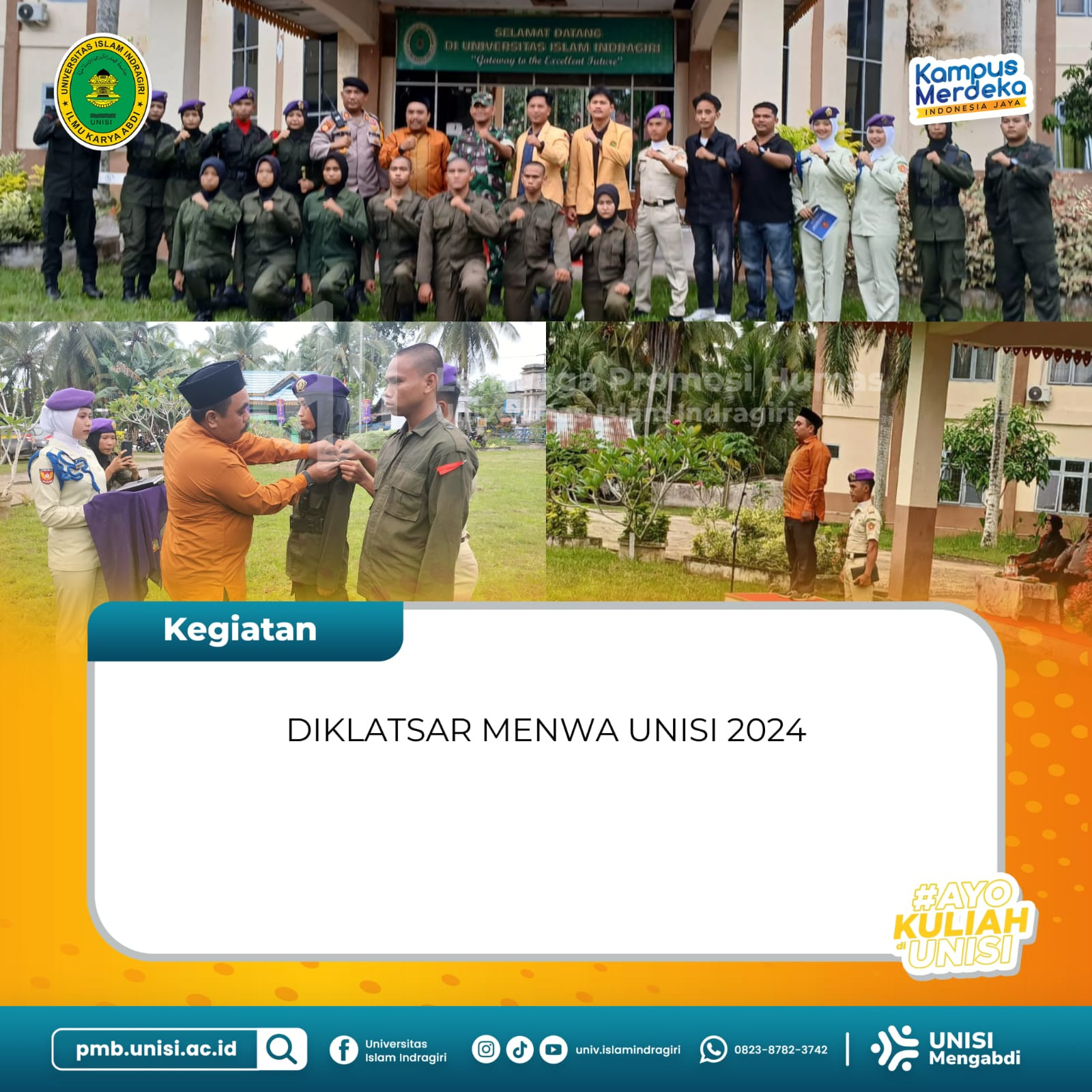 Diklatsar Menwa Unisi 2024