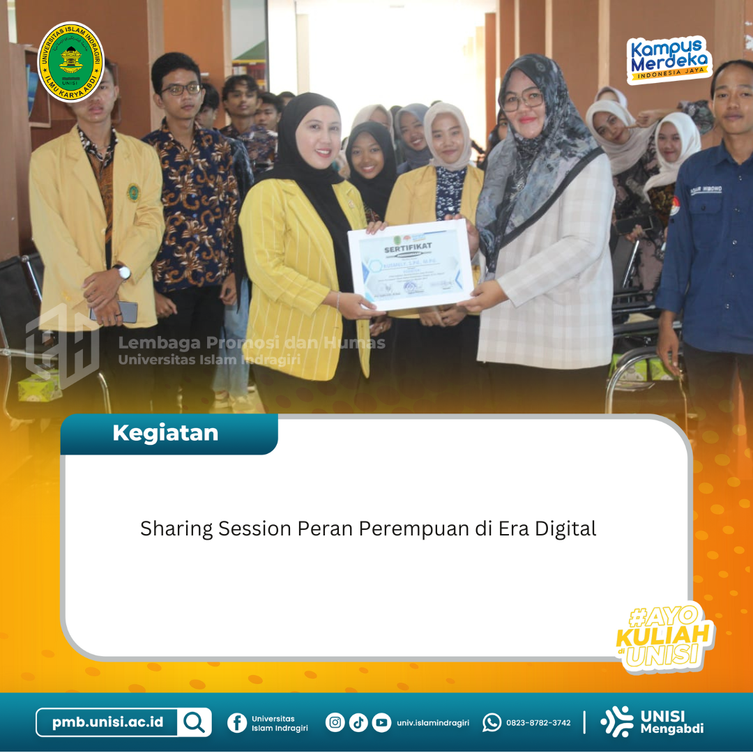 Sharing Session Peran Perempuan di Era Digital