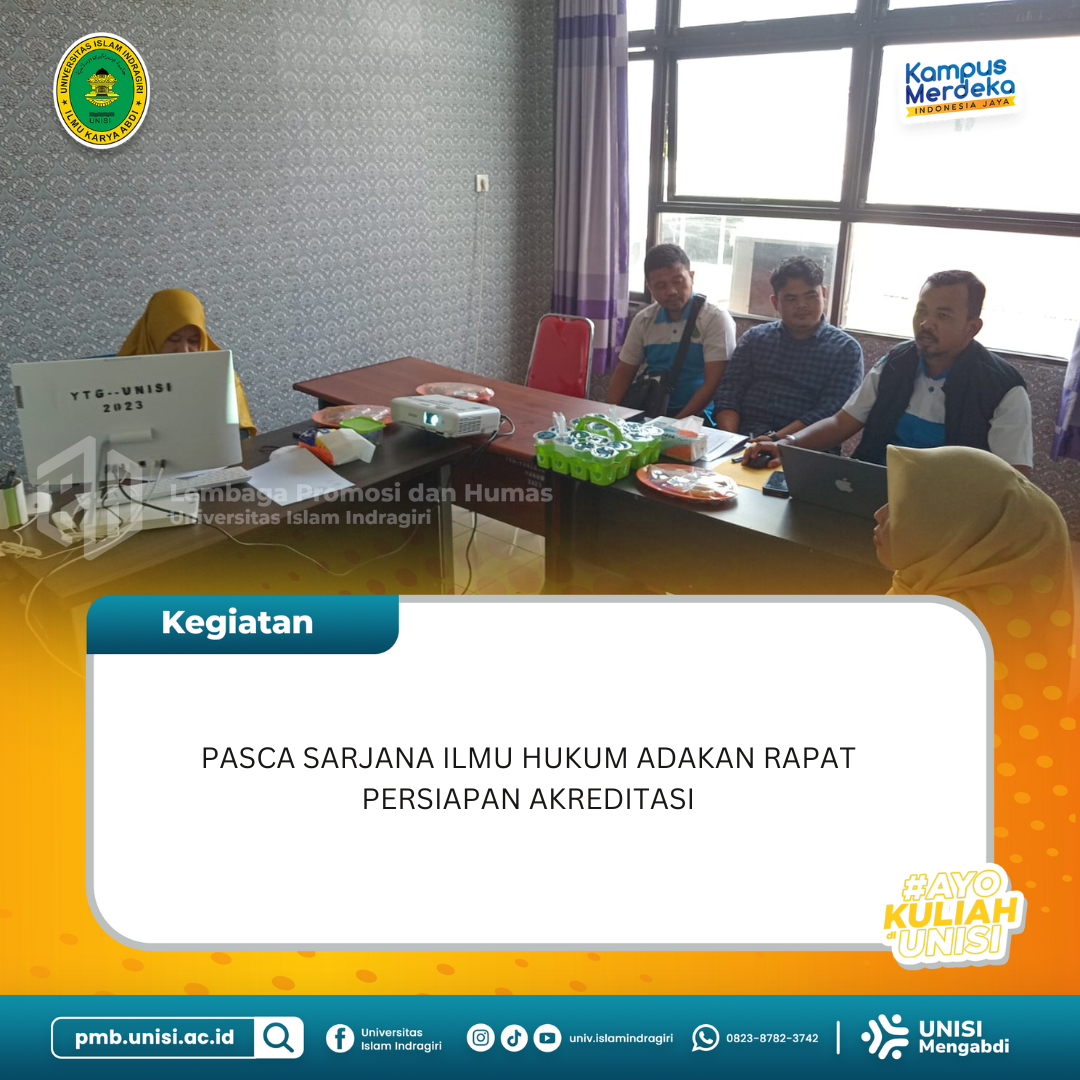 Pasca Sarjana Ilmu Hukum Adakan Rapat Persiapan Akreditasi