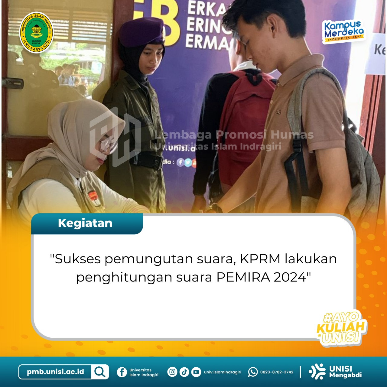 Sukses pemungutan suara, KPRM lakukan penghitungan suara Pemira 2024