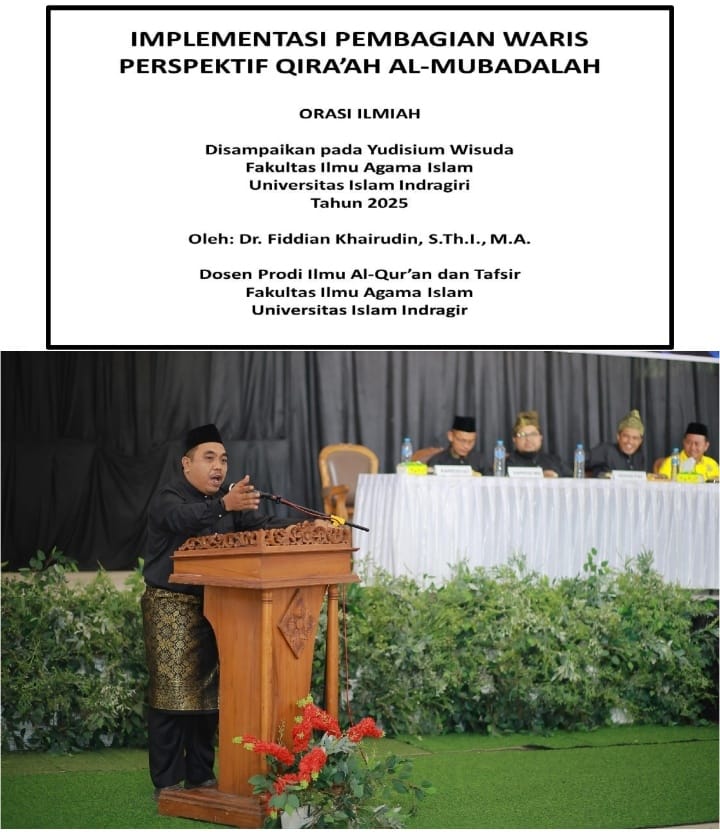 Wakil Rektor 3 UNISI Sampaikan Orasi Ilmiah pada Yudisium ke-11 FIAI