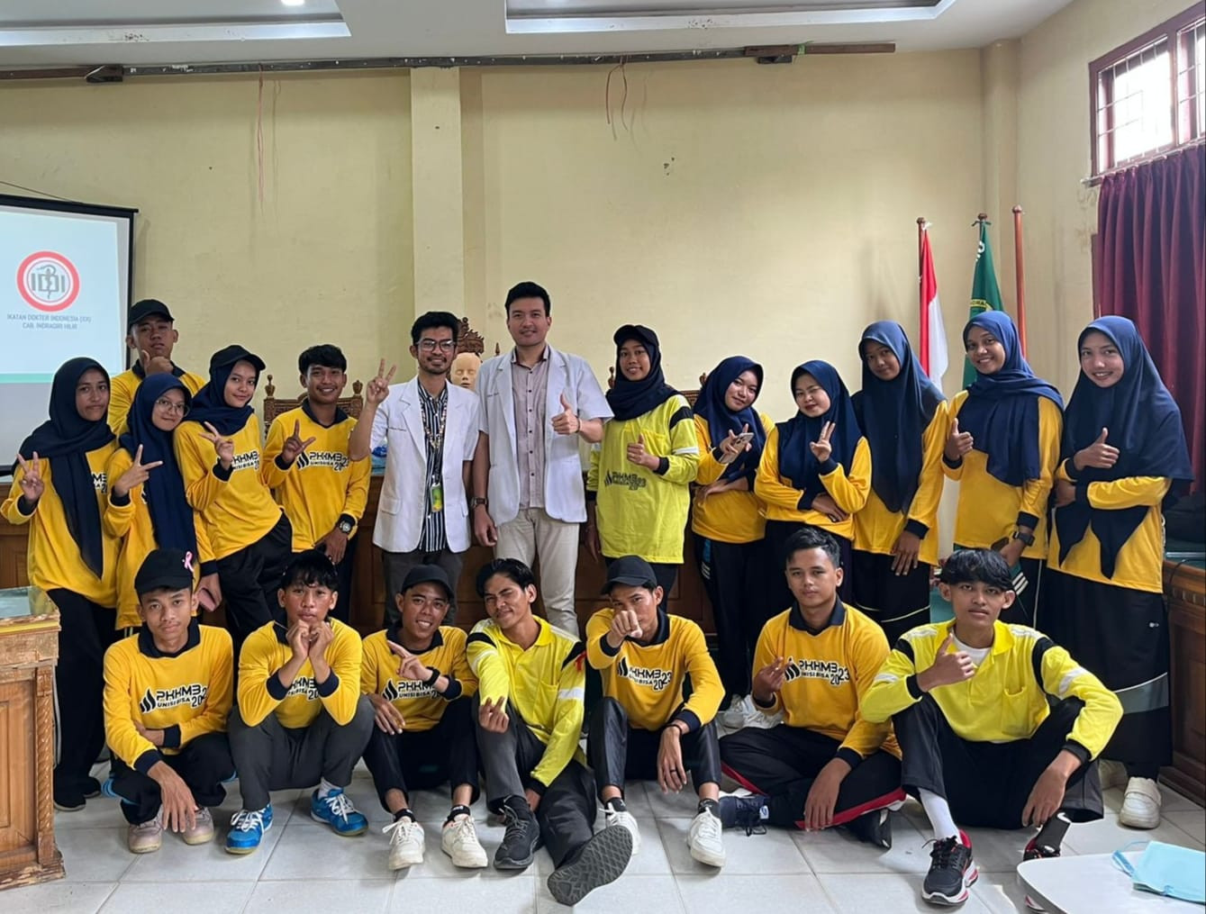 Masa PKKBM, UNISI dan IDI Inhil Gelar Pelatihan BHD
