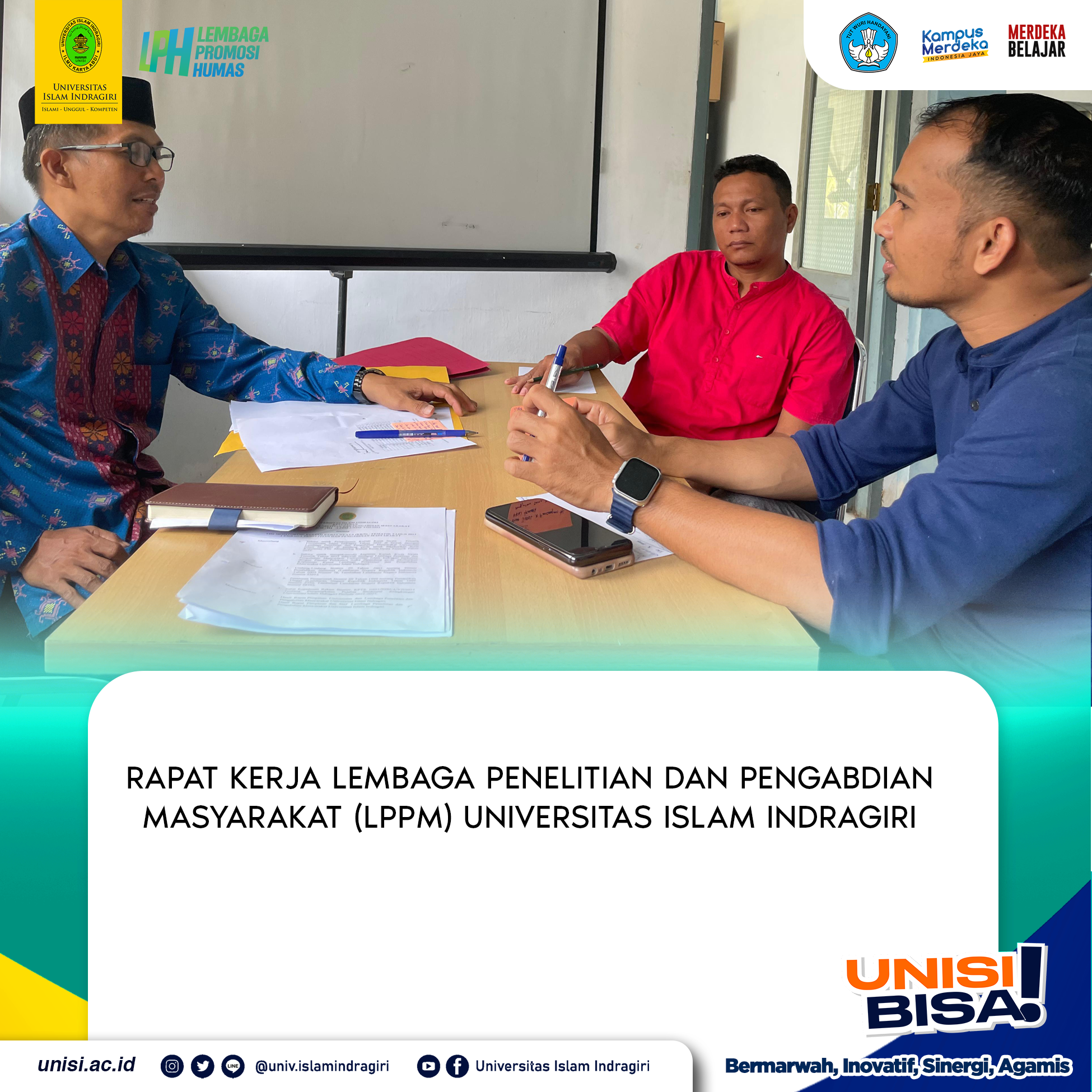 Rapat Kerja Lembaga Penelitian dan Pengabdian kepada Masyarakat (LPPM) Universitas Islam Indragiri