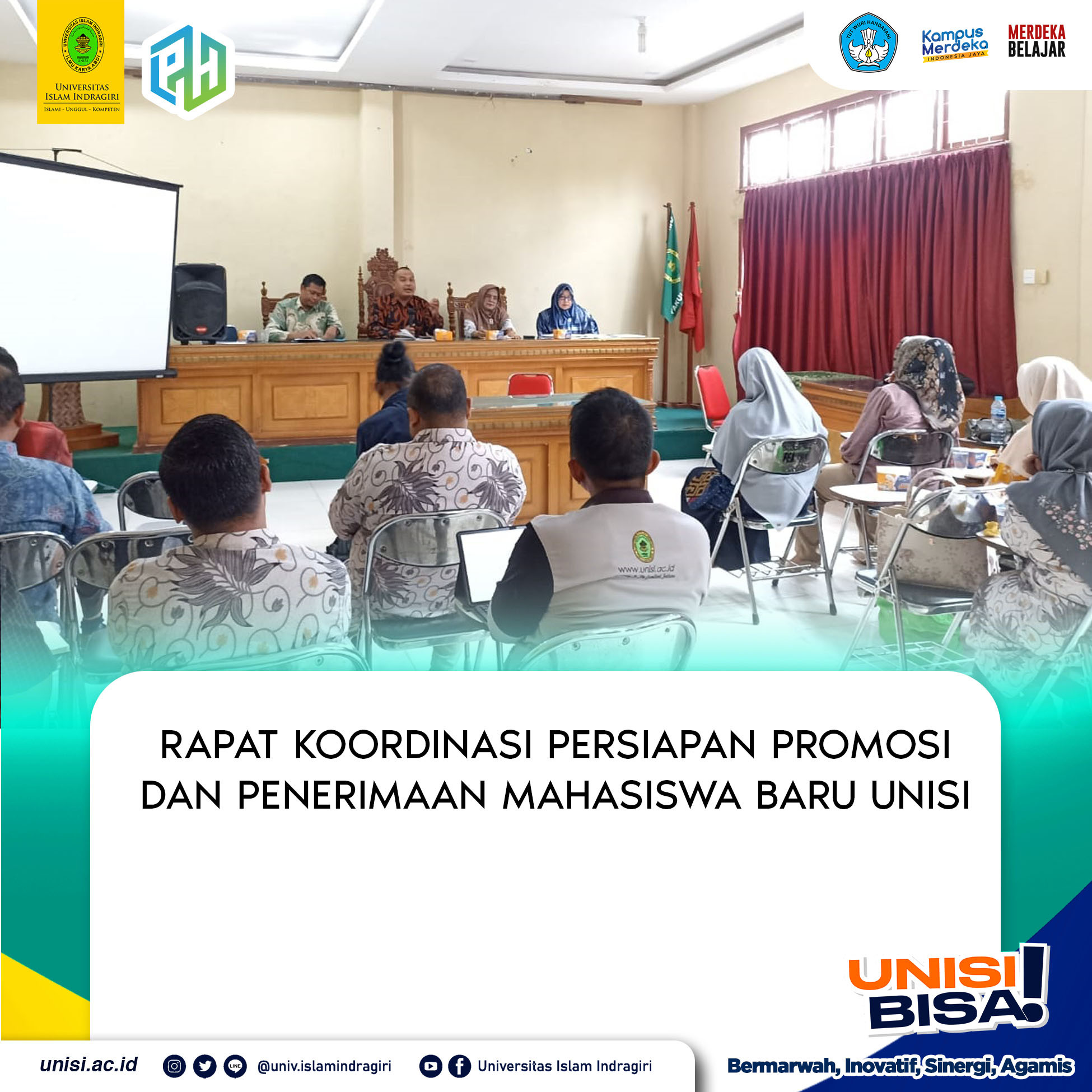 Rapat Koordinasi Penerimaan Mahasiswa Baru UNISI