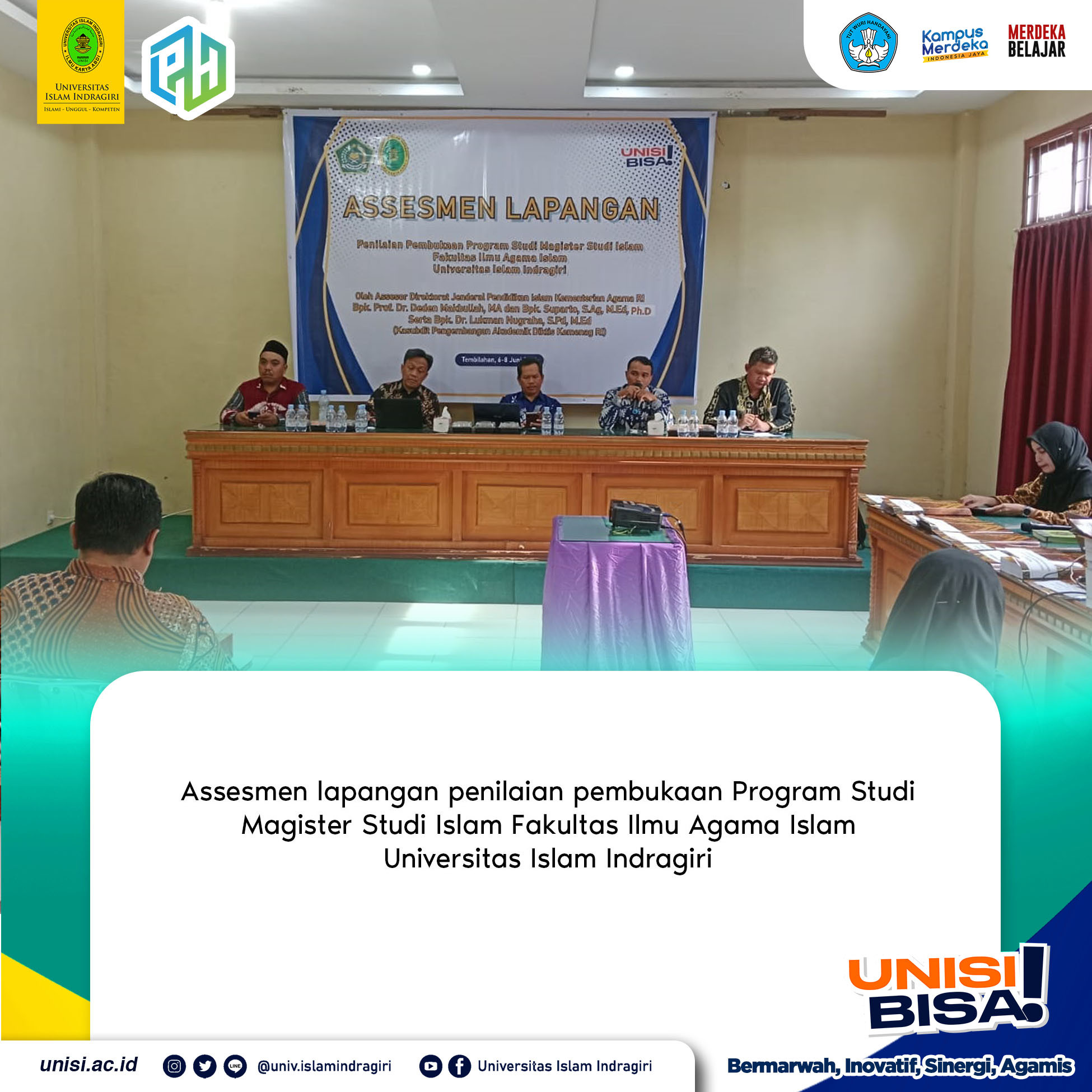 Asesmen Lapangan Pembukaan Prodi Magister Studi Islam UNISI