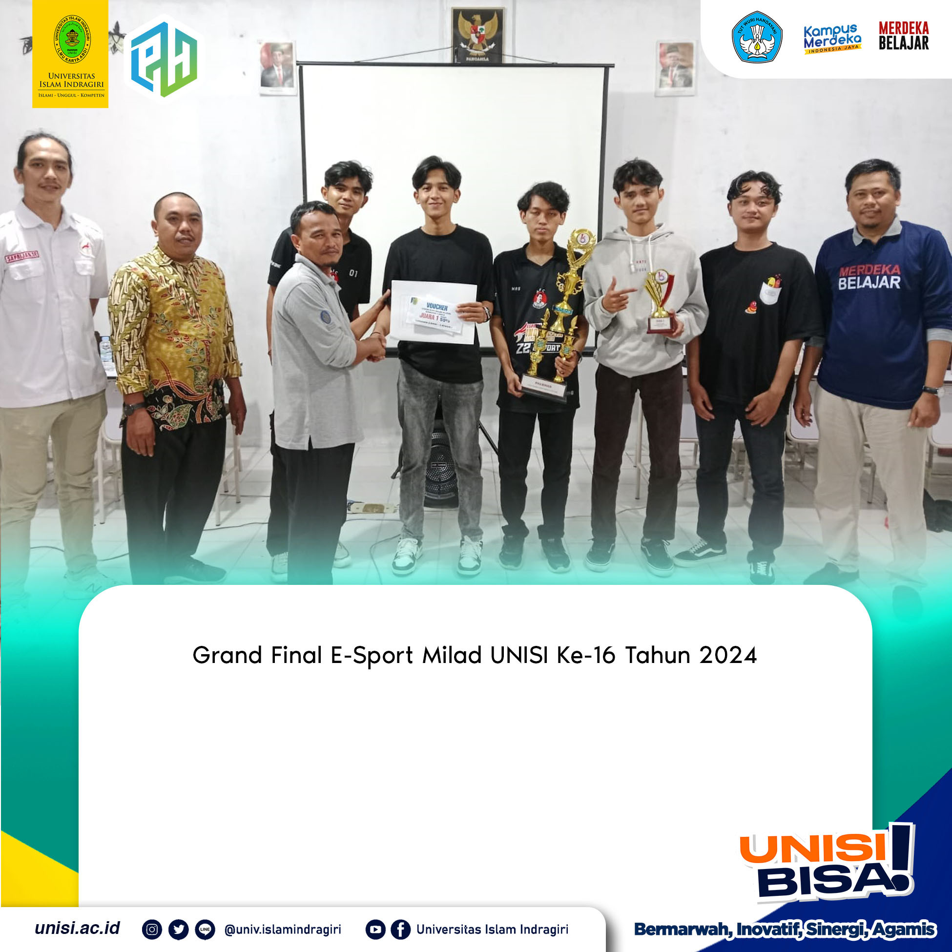 Grand Final E-Sport Milad UNISI Ke-16 Tahun 2024