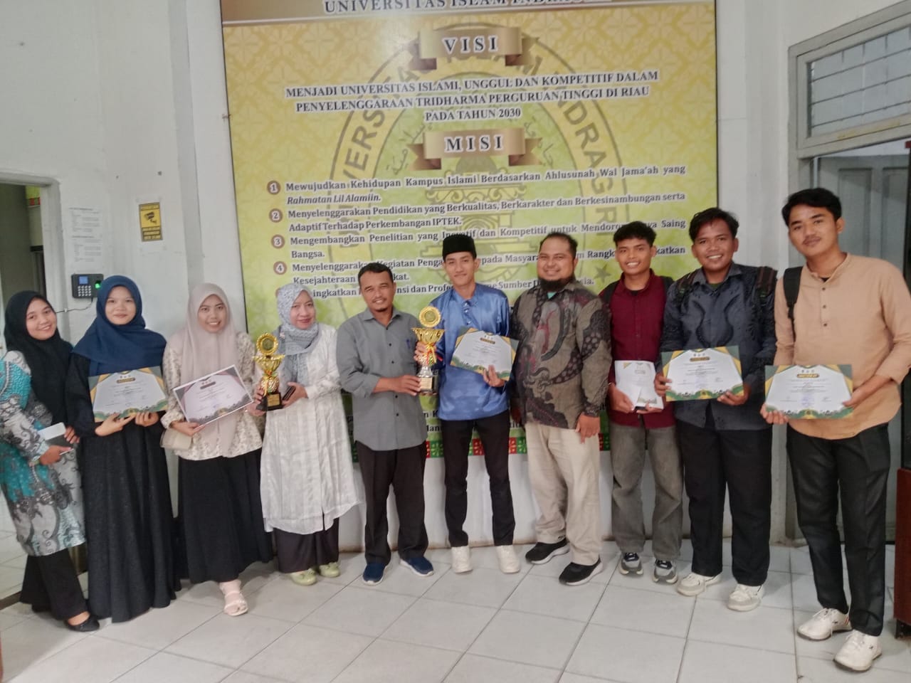 UNISI Apresiasi Mahasiswa Berprestasi pada MTQ Kab. Indragiri Hilir ke-55