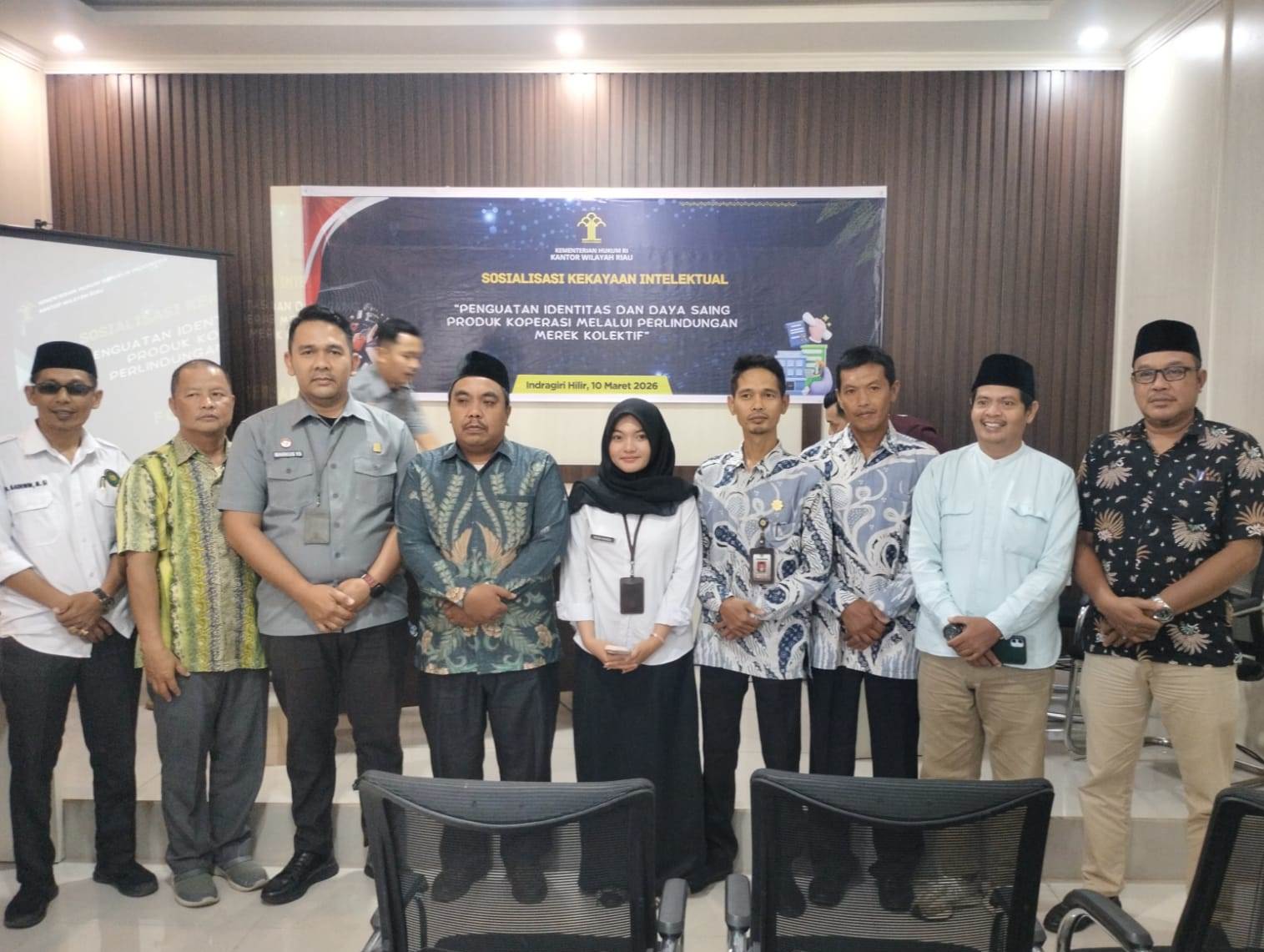 Sosialisasi Kekayaan Intelektual, Kanwil Kemenkum Riau dan UNISI Inisiasi PKS Sentra KI